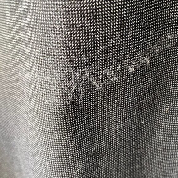 Kenneth Cole Polyester Ruffle shift MIDI Dress Dark Grey Size 6 - Picture 7 of 7